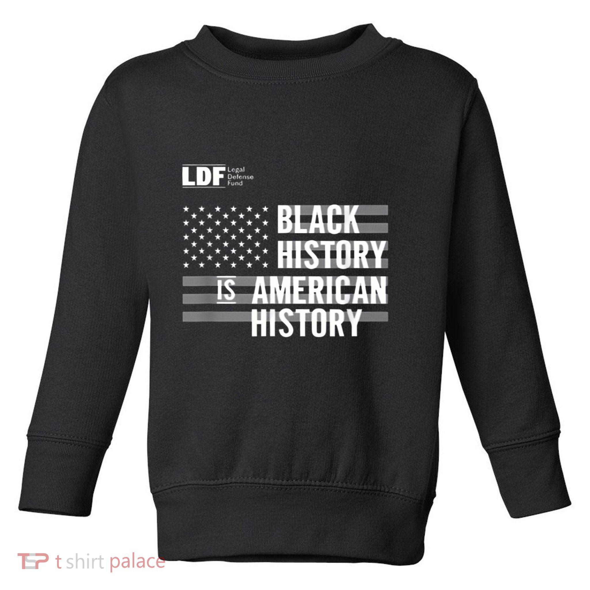Black History Is American History Ldf Toddler Sweatshirt