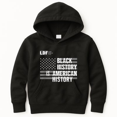 Black History Is American History Ldf Kids Hoodie