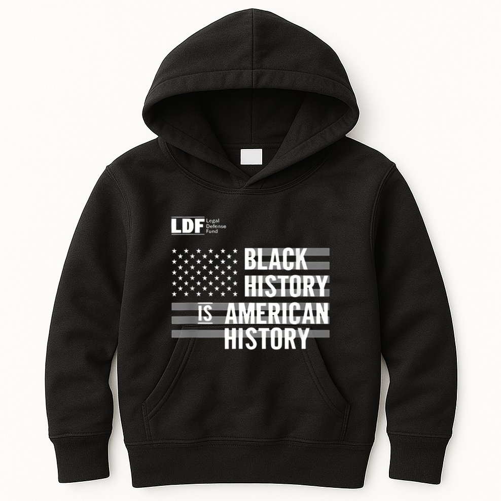 Black History Is American History Ldf Kids Hoodie