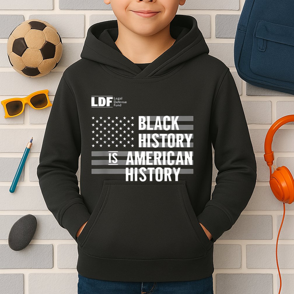 Black History Is American History Ldf Kids Hoodie