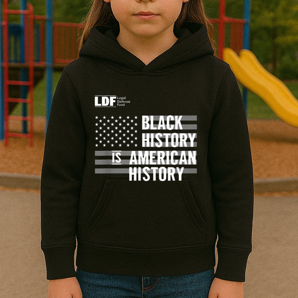 Black History Is American History Ldf Kids Hoodie