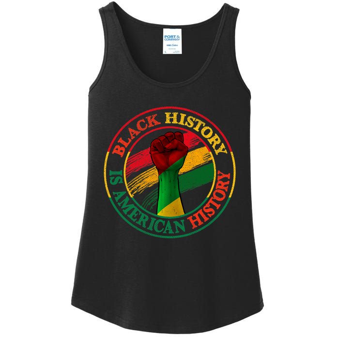 Black History Is American History African American Gifts Ladies Essential Tank