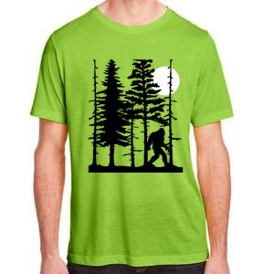 Bigfoot Hiding In Forest For Sasquatch Believers Gift Adult ChromaSoft Performance T-Shirt