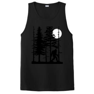 Bigfoot Hiding In Forest For Sasquatch Believers Gift PosiCharge Competitor Tank