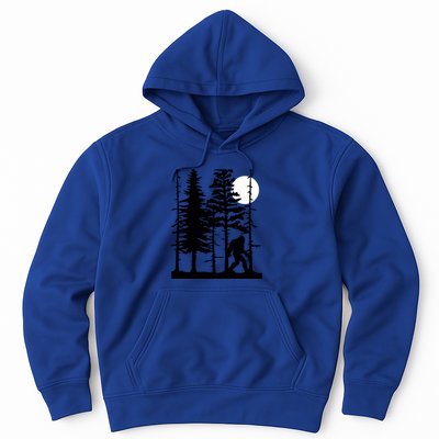 Bigfoot Hiding In Forest For Sasquatch Believers Gift Hoodie