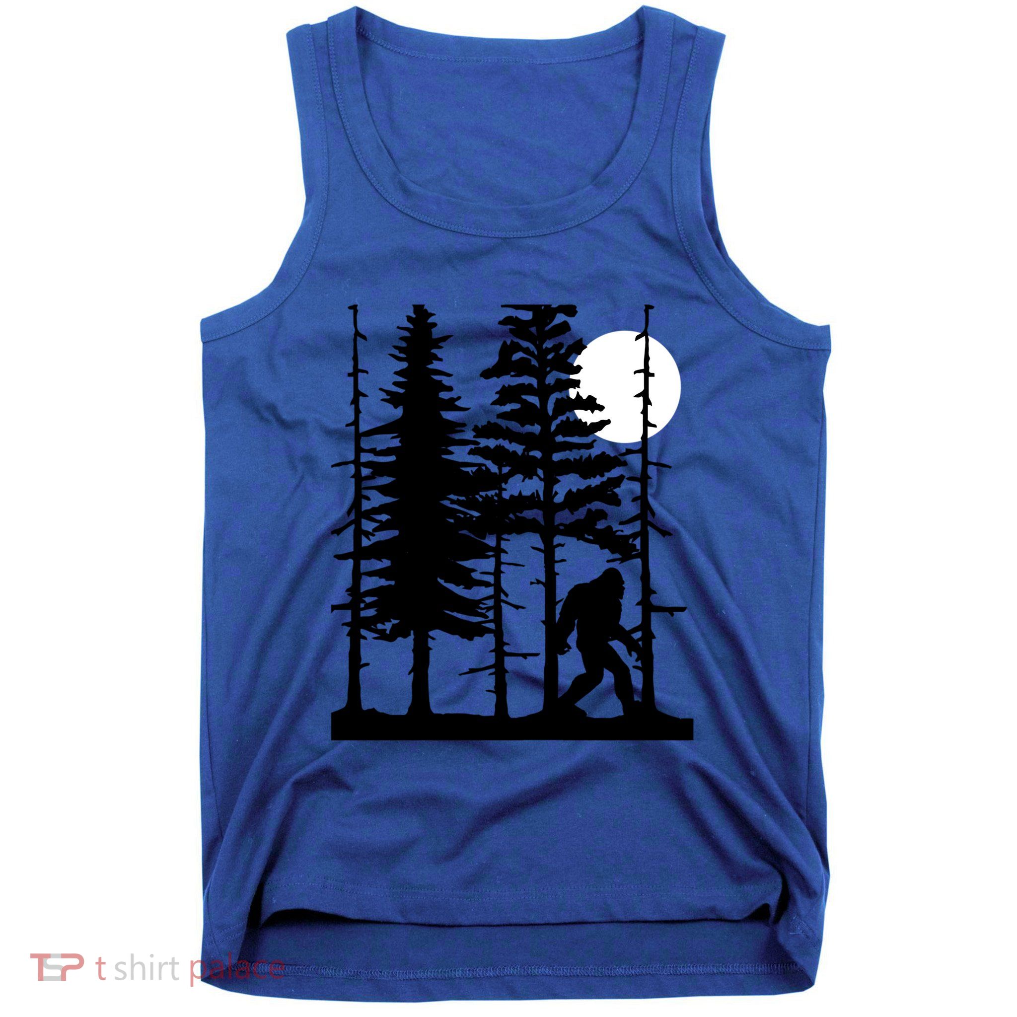 Bigfoot Hiding In Forest For Sasquatch Believers Gift Tank Top