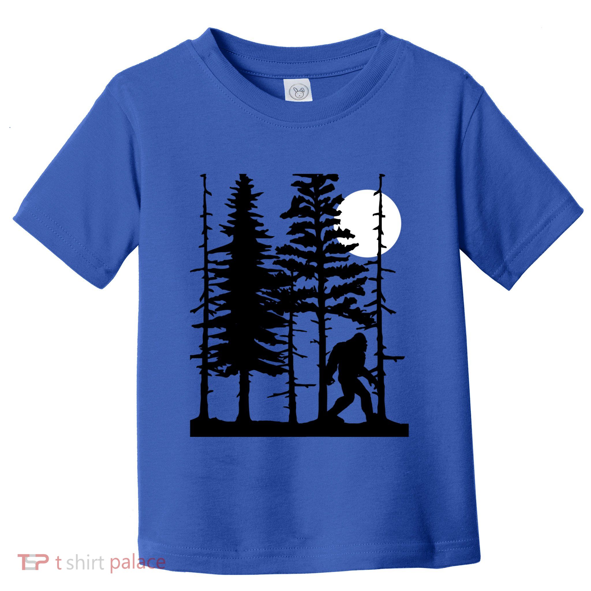 Bigfoot Hiding In Forest For Sasquatch Believers Gift Toddler T-Shirt