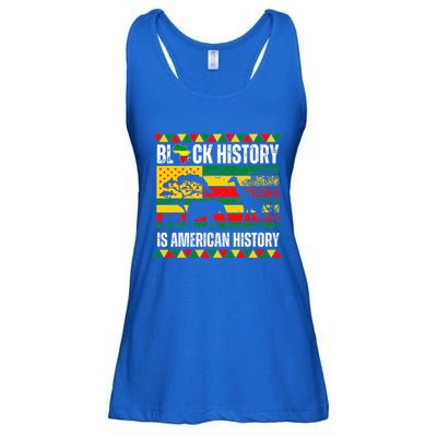 Black History Is American History Pride Melanin Ladies Essential Flowy Tank