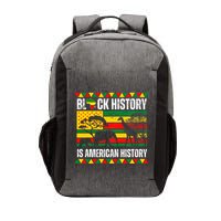 Black History Is American History Pride Melanin Vector Backpack
