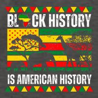Black History Is American History Pride Melanin Vector Backpack