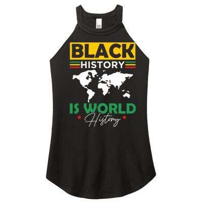 Black History Is World History Women’s Perfect Tri Rocker Tank