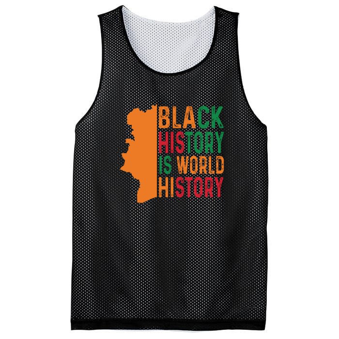 Black History Is American History African American Gifts Mesh Reversible Basketball Jersey Tank