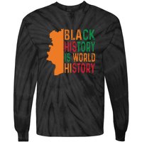 Black History Is American History African American Gifts Tie-Dye Long Sleeve Shirt