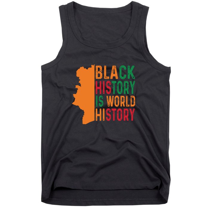 Black History Is American History African American Gifts Tank Top