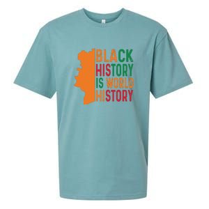 Black History Is American History African American Gifts Sueded Cloud Jersey T-Shirt