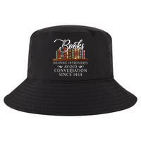 Books Helping Introverts Avoid Conversation Since 1454 Cool Comfort Performance Bucket Hat