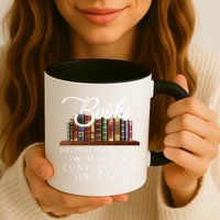 Books Helping Introverts Avoid Conversation Since 1454 Mug