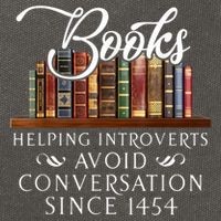 Books Helping Introverts Avoid Conversation Since 1454 Cotton Canvas Backpack