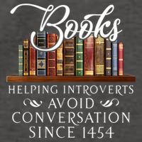 Books Helping Introverts Avoid Conversation Since 1454 Vector Backpack
