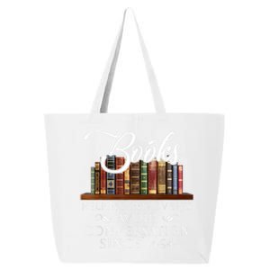 Books Helping Introverts Avoid Conversation Since 1454 25L Jumbo Tote