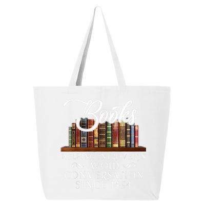 Books Helping Introverts Avoid Conversation Since 1454 25L Jumbo Tote