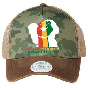 Black History Is American History Pride Fist Legacy Tie Dye Trucker Hat