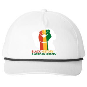 Black History Is American History Pride Fist Snapback Five-Panel Rope Hat