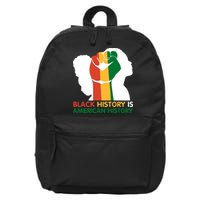 Black History Is American History Pride Fist 16 in Basic Backpack