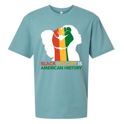 Black History Is American History Pride Fist Sueded Cloud Jersey T-Shirt