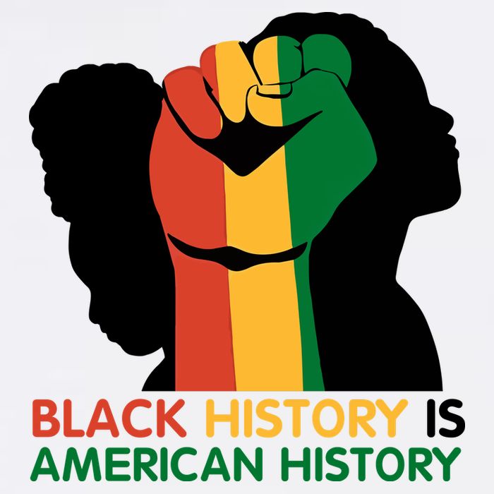 Black History Is American History Pride Fist Doggie Tank