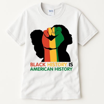 Black History Is American History Pride Fist Tall T-Shirt