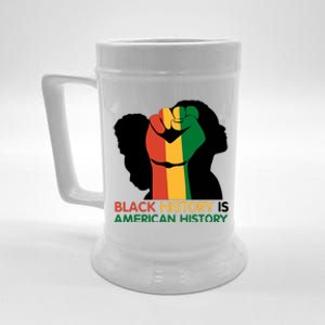 Black History Is American History Pride Fist Beer Stein