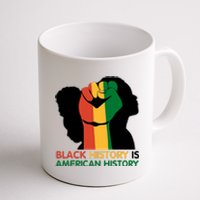 Black History Is American History Pride Fist Coffee Mug