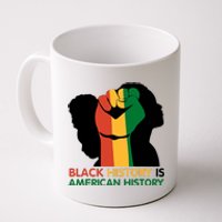 Black History Is American History Pride Fist Coffee Mug