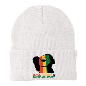 Black History Is American History Pride Fist Knit Cap Winter Beanie