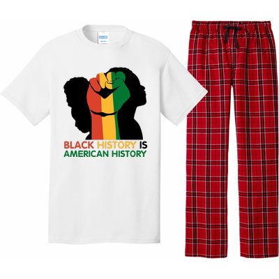 Black History Is American History Pride Fist Pajama Set