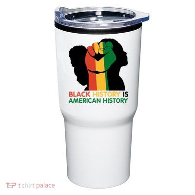Black History Is American History Pride Fist Tumbler