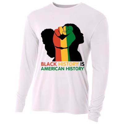 Black History Is American History Pride Fist Cooling Performance Long Sleeve Crew