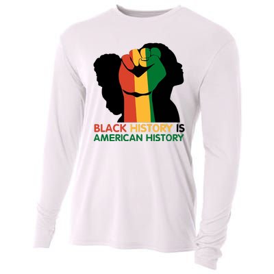 Black History Is American History Pride Fist Cooling Performance Long Sleeve Crew