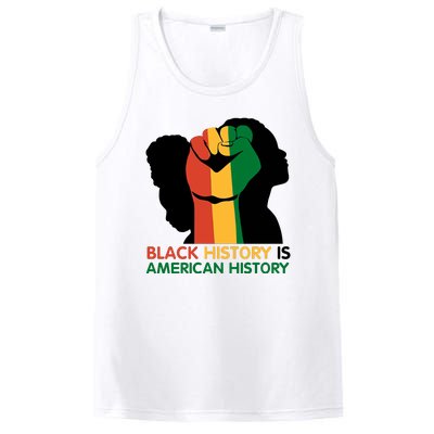 Black History Is American History Pride Fist PosiCharge Competitor Tank