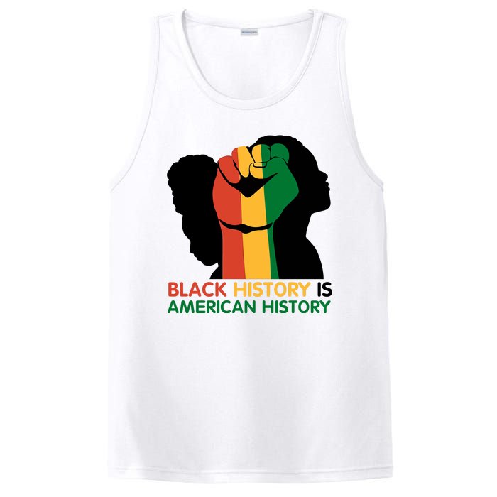 Black History Is American History Pride Fist PosiCharge Competitor Tank