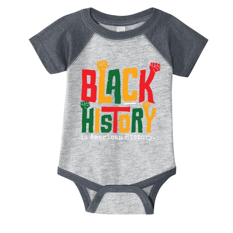 Black History Is American History Infant Baby Jersey Bodysuit
