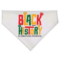 Black History Is American History USA-Made Doggie Bandana