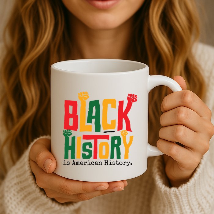 Black History Is American History Mug
