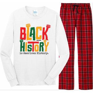 Black History Is American History Long Sleeve Pajama Set