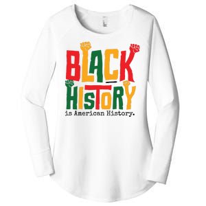 Black History Is American History Women's Perfect Tri Tunic Long Sleeve Shirt