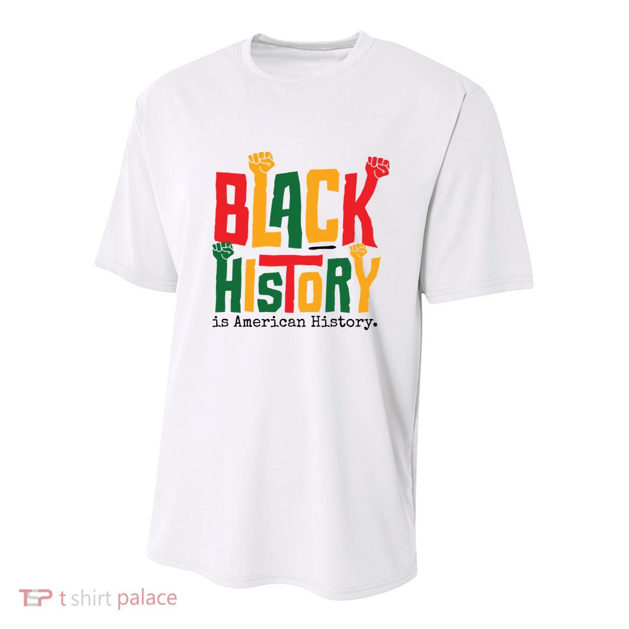 Black History Is American History Youth Performance Sprint T-Shirt