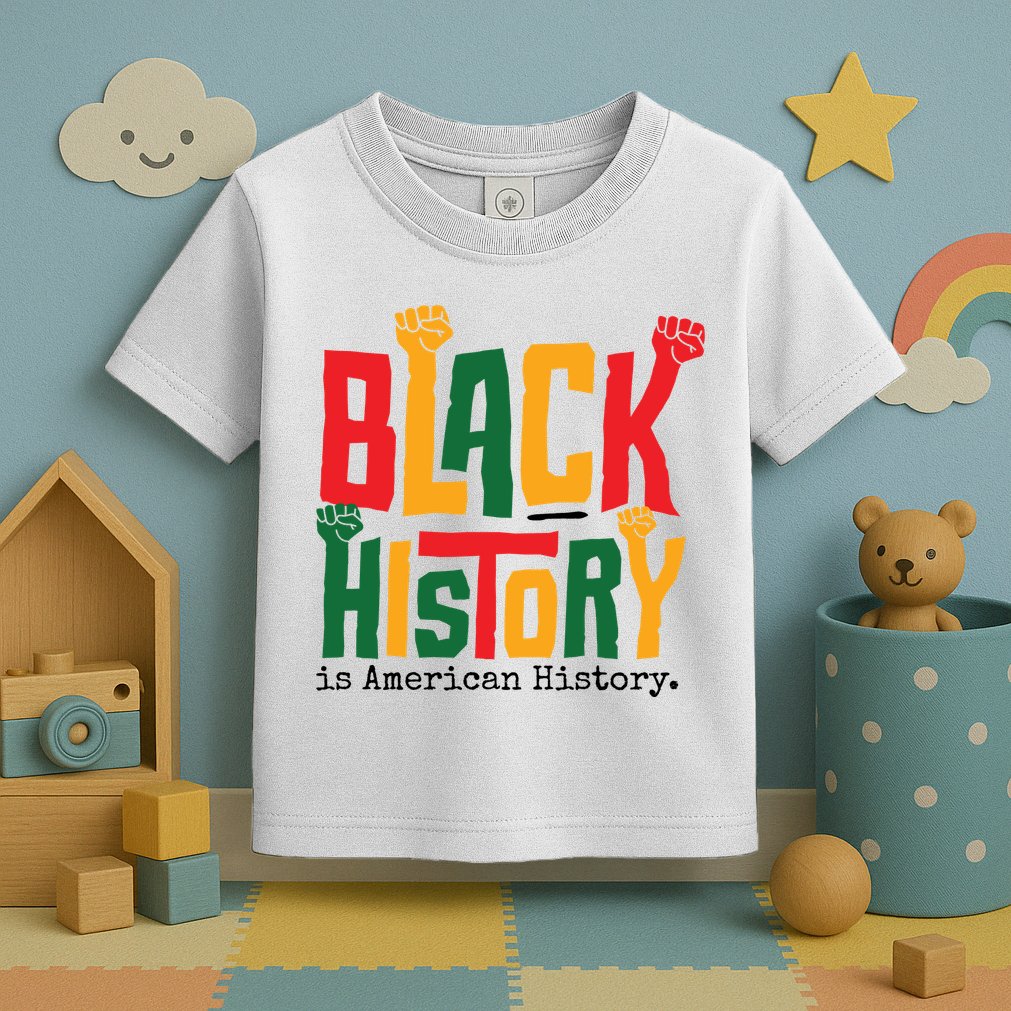 Black History Is American History Toddler T-Shirt