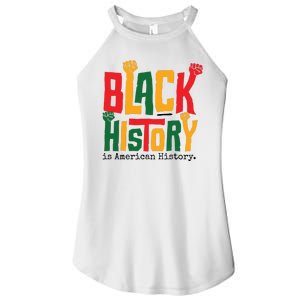 Black History Is American History Women's Perfect Tri Rocker Tank