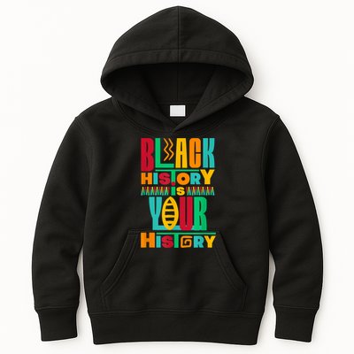 Black History Is Your History Kids Hoodie